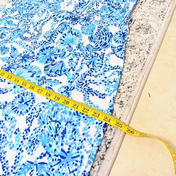 Joan Tunic Turquoise Oasis Shell Me You Love Me LIlly Pulitzer NWT - Picture 10 of 15